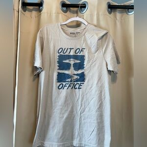 Steel City White 'Out of Office' Men's Short Sleeve Tee